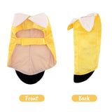 Banana Dog Costume - Funny Halloween Cosplay Jumpsuit Fashion Dress for Puppy to Large Dogs - Special Events Photo Props Accessories