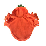 Mogoko Dog Cat Halloween Pumpkin Costume,Pet Cosplay Costumes,Puppy Warm Outfits Fleece Hoodie Animal Autumn Winter Clothes (M Size)