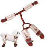 Anti Dirt Pants for Dogs Outdoor Dust-Proof Dog Pants Waterproof Boot Rain Boots with Suspender Anti-Slip Dog Paw Protector Shoes Adjustable Anti-Slip Boots for Walking Hiking (L)