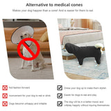 KOOGAL Dog Pajamas for Large Dogs,Extra Large Stretch, Suitable for Adult, Medium-Sized Dogs, Large Pet Jumpsuit Four-Legged Dog Clothes, Pet Clothing. (Black, 2XL)