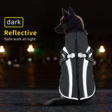 Mosucoirl Warm Dog Coats Vest, Waterproof Dogs Jacket Reflective Fleece Pet Winter Cold Weather Coat Dogs Clothes Cozy Snow Jackets Outfits for Small Medium Large Dogs Puppy