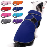 MIGOHI Reflective Waterproof Windproof Dog Coat - Warm Jacket Reversible Stormguard Winter Vest for Small to Large Dogs (Navy, M)