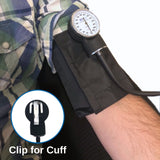 HCS Blood Pressure Cuff, Manual - Adult Aneroid Sphygmomanometer - Medical, Home, Elderly Care - BP Cuff Manual - Blood Pressure Cuff Arm Monitor w/Carrying Case