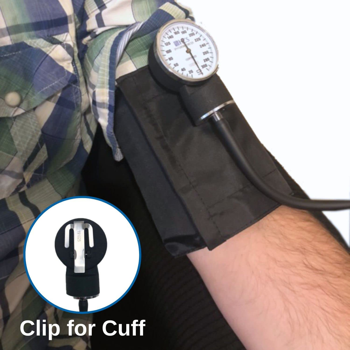 HCS Extra Large Blood Pressure Cuff Manual - Aneroid Sphygmomanometer, X Large Adult - Medical, Home, Elderly Care - BP Cuff Manual - XL Blood Pressure Cuff Arm Monitor w/Carrying Case
