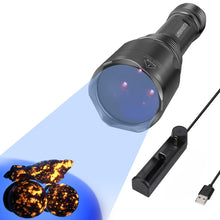 Load image into Gallery viewer, LUMENSHOOTER S3 365nm UV Flashlight with 3 LEDs, Powerful Blacklight Flashlights for Pet Urine Detection, Resin Curing, Rocks, Scorpion
