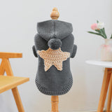Small Dog Hooded Sweaters Puppy Cute Knitted Sweater Winter Clothes Dog Cute Christmas Knitwear Cat Lightweight Warm Hoodies Outfits Chihuahua Sweater Yorkie Teacup Birthday Holiday Dog Clothes