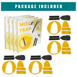Tricess Bucket Mouse Trap Lid (4-Pack) - Flip Board Sliding Bucket Lid Mouse/Mice/Rat Trap, Auto Reset, Multi Catch Mice Trap Compatible with 5 Gallon Bucket for Indoor/Outdoor