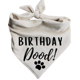 Birthday Dood Dog Bandanna pet Bandana Celebration Party paw-ty (X-Small)