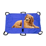 Transport Stretcher for Dogs, Pet Folding Stretcher Emergency Animal Carrier with Safety Strap Max 132 Pound Weight Animal Stretcher for Dogs (Blue)