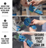 Canada Pooch Dog Boots for Hot Pavement - Dog Boots & Paw Protectors with Anti Slip Rubber | Water Friendly, Breathable Dog Shoes for Hot Days, Great for Dogs Neon Pink - Size 2