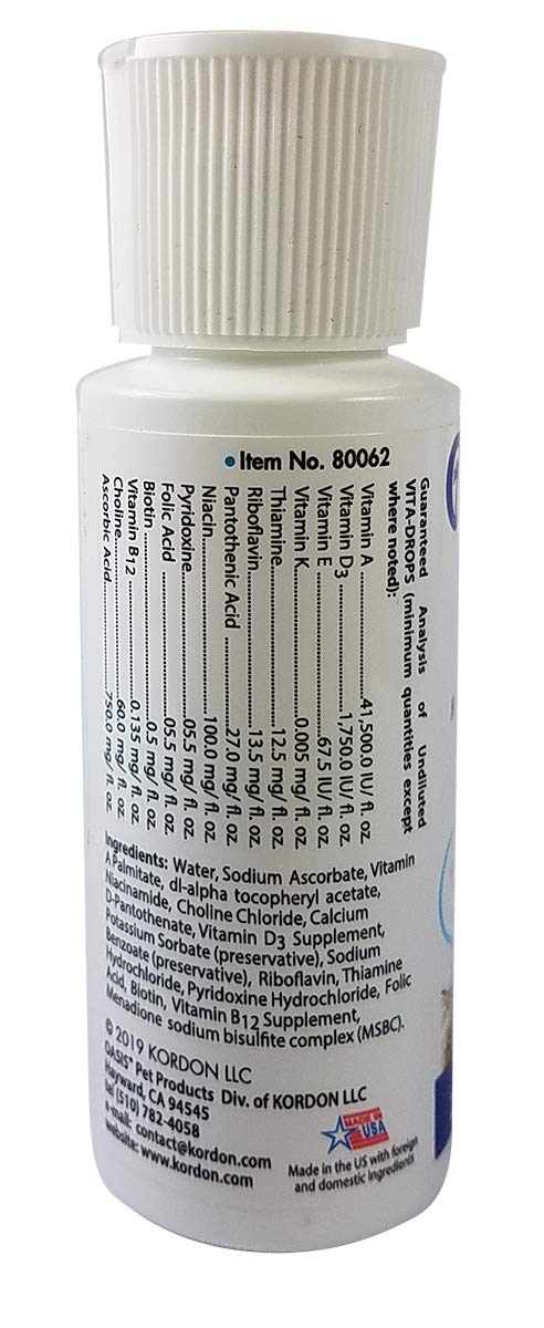 Kordon OASIS #80062 Rabbit Vita Drops, 2-Ounce