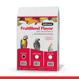ZuPreem FruitBlend Bird Pellets, Daily Bird Food for Amazon, Cockatoo, Macaw, Core Nutrition for Large Birds, Made in USA, Macaw Pellets (L, 17.5 lb)