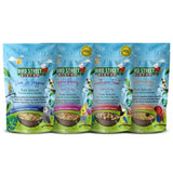 Bird Street Bistro Parrot Food - Parakeet & Cockatiel Food - Cooks in 3-15 min with Natural Wholesome Grains, Legumes, Non-GMO Fruits, Vegetables & Health Spices