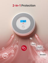 X-Sense Combination Smoke and Carbon Monoxide Detector with Voice Alerts, Smoke Detector Carbon Monoxide Detector Combo with Replaceable Battery, XP0A-SR, 3-Pack