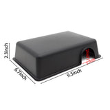 Reptile Hide Box Snake Hide Feel Secure and Safe, Gecko Hide (Black, Large 4 pcs)