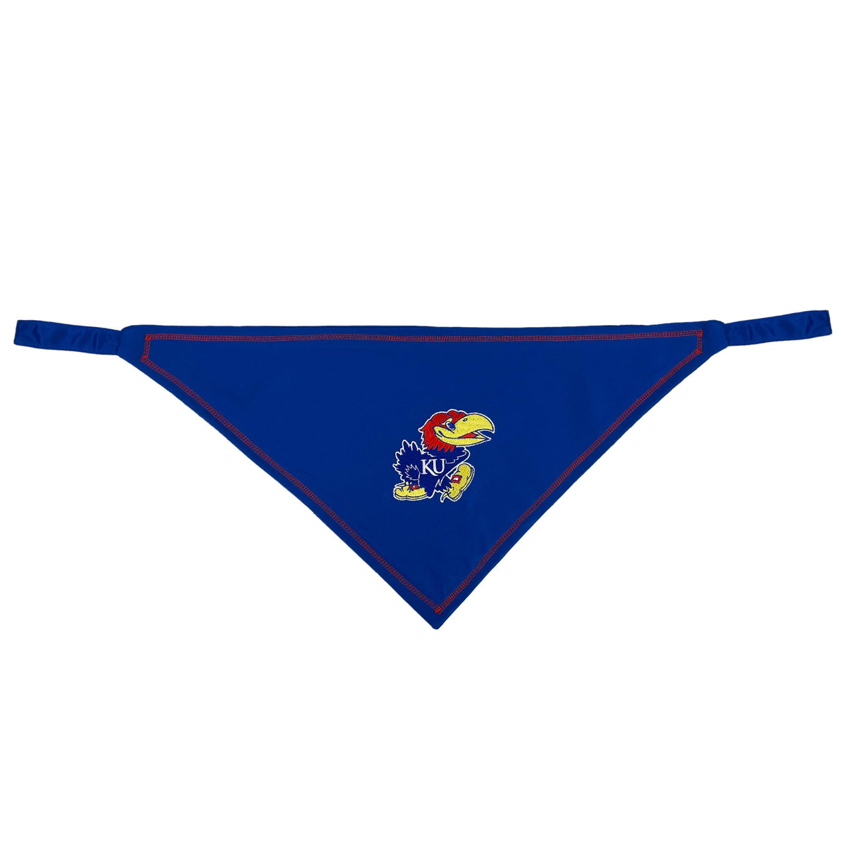 Pets First NCAA Kansas Jayhawks TIE Bandana, Size Large/X-Large. Dog Bandana Scarf Bib for Pet Cat Dog. The Ultimate Game-Day, Party Bandana