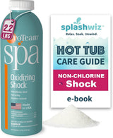 ProTeam Non-Chlorine Spa Shock for Hot Tub – Fast-Acting Oxidizing Shock Treatment, Clears Cloudy Water & Eliminates Odors – Made in USA, 2.2 lb + SplashWiz Care e-Book