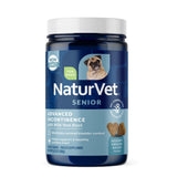 NaturVet Senior Advanced Incontinence Dog Supplement – Helps Support Dog’s Bladder Control, Normal Urination – Includes Synergistic Blend of Botanicals – 60 Ct. Soft Chews