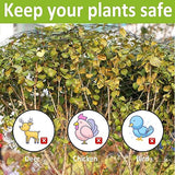 POYEE 10 x 10 FT Bird Netting for Garden Woven Mesh Garden Netting for Plants, Vegetable, Fruit Trees, Blueberry Bushes, Strawberries Against Birds, Deer, Squirrels and Other Animals