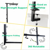 Mluyeri Dog Grooming Arm with Hammock Rotatable, Foldable Adjustable Height Dog Grooming Table Arm and Restraint Leashes for Small Medium Dogs at Home or Salons
