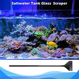 Algae Scraper for Glass Aquariums, Fish Tank Cleaner, Aquarium Algae Scrapers with 10 Stainless Steel Blades.