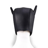 nurdewn XL Neoprene Puppy Hood Dog Mask – Extra Large Pup Hood Mask Adult with Removable Muzzle, Breathable Dog Hood for Cosplay, Role Play, Pup Play Gear & Halloween Costume(Black)