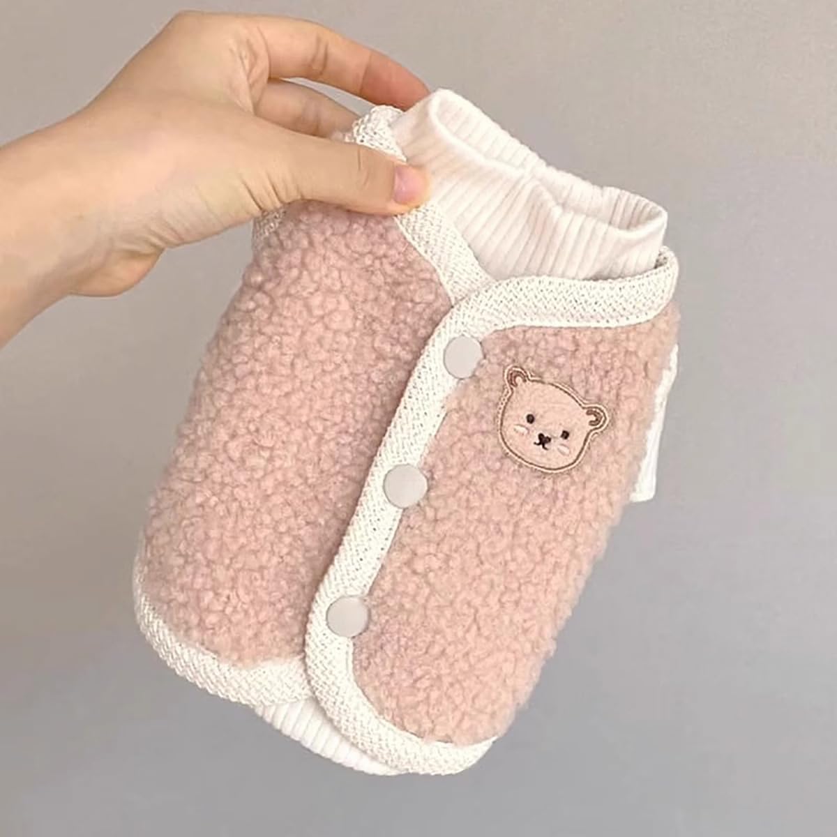 Dog Cute Coat with Base Layers Winter Lightweight Warm Puppy Jacket Small Dog Turtle Neck Sweater Coat Clothes Chihuahua Yorkie Holiday Birthday Outfits Halloween Christmas Cat Sweaters Jacket