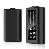 Rechargeable Battery Pack for Xbox Series X|S/One, 2 Pack 4440mWh 3.7V Battery Pack for X-Box One/S/X/Elite All Xbox Controllers Supports Use While Charging (Includes 2 Batteries Only)
