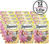 Temptations ShakeUps Crunchy and Soft Cat Treats, Crustacean Celebration Flavor, (12) 2.47 oz. Pouches