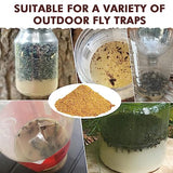 10 Pack Fly Trap Bait Refills, Reusable Fly Bait, 10 * 30g Natural Fly Bait Refill Packets Killer for Reusable Fly Traps Outdoor, Fly Attractant for Ranch Fly Traps Outdoor