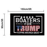 WENWELL Boaters for Trump 2024 flag 3x5 Ft,Keeping America Great Flags Outdoor,Donald Trump President Flag for boat with 2 Brass,Fade Resistant Durable Polyeste
