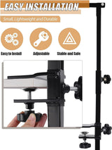 Grooming Table Arm Clamps,Grooming Table Arm Clamps, Kalolary Adjustable Replacement Aid Clamps to Attach Grooming Arms To Tables Accessories