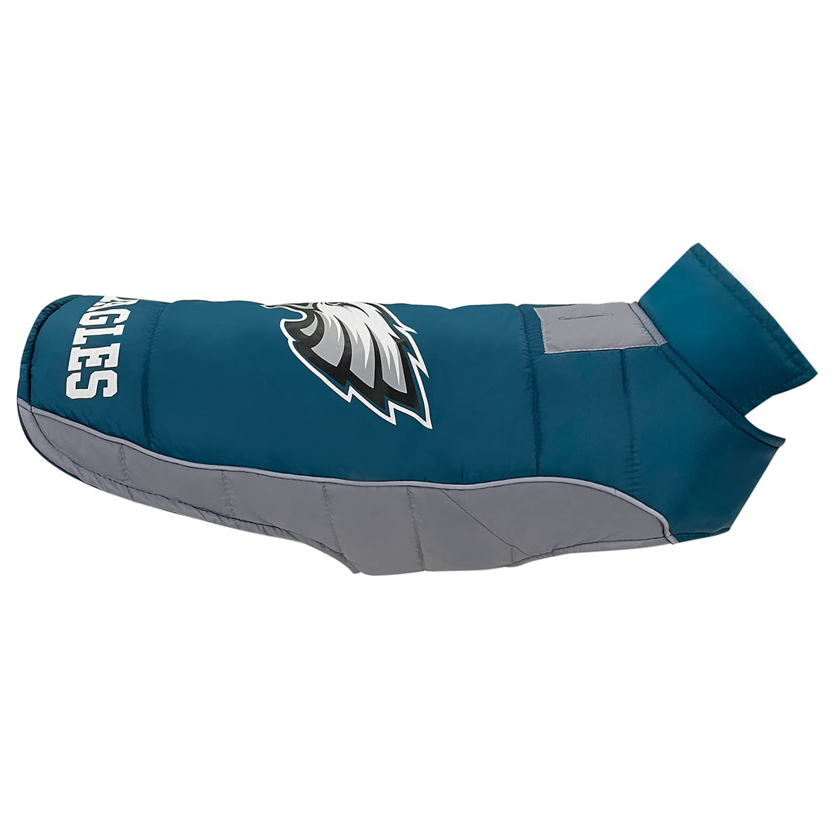 NFL Philadelphia Eagels Puffer Vest for Dogs & Cats, Size Large. Warm, Cozy, and Waterproof Dog Coat, for Small and Large Dogs/Cats. Best NFL Licensed PET Warming Sports Jacket