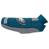 NFL Philadelphia Eagels Puffer Vest for Dogs & Cats, Size Large. Warm, Cozy, and Waterproof Dog Coat, for Small and Large Dogs/Cats. Best NFL Licensed PET Warming Sports Jacket