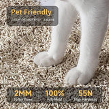 FUKUMARU Tofu Cat Litter, 12 LBS Clumping Cat Litter, Dust Free, Natural, Unscented, Flushable, Lightweight, Low Tracking, Mixed Apple Wood, 24/7 Odor Control, 6lb x 2bags