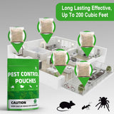 SUAVEC Pest Control Pouches, Rodent Repellent, Mice Repellent, Peppermint Oil to Repel Mice and Rats, Ant, Roach, Mosquito, Moths & Other Pest, RV Mouse Repellent, Mosquito Repellent- 8 Pouches
