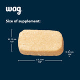 Amazon Brand - Wag Probiotic Supplement Chews for Dogs, Supports Digestive Health and Gut Flora, Natural Duck Flavor, 160 Count, Pack of 1