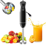 Hand Blender, Immersion Blender with 2 Mixing Speed, Electric Handheld Mixer Portable Stick Mixer with Stainless Steel Blades for Soup, Smoothie, Puree, Baby Food