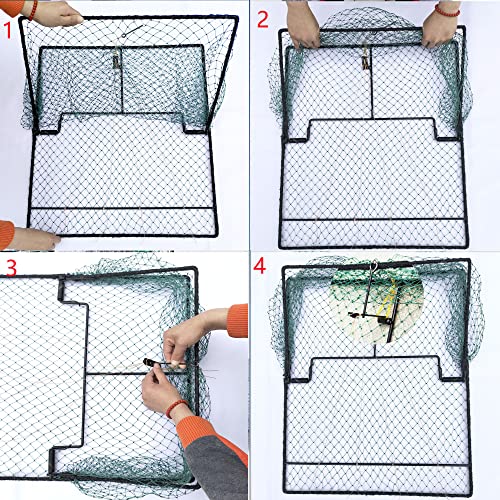 DSQSTMR Bird Trap Pigeon Quail Cage Live Animal Control Spring Starling Chicken Snares for Trapping