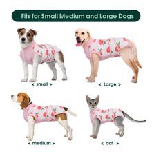 Load image into Gallery viewer, Kuoser Recovery Suit for Dogs Cats After Surgery, Professional Pet Recovery Shirt Dog Abdominal Wounds Bandages, Substitute E-Collar &amp; Cone,Prevent Licking Dog Onesies Pet Surgery Recovery Suit
