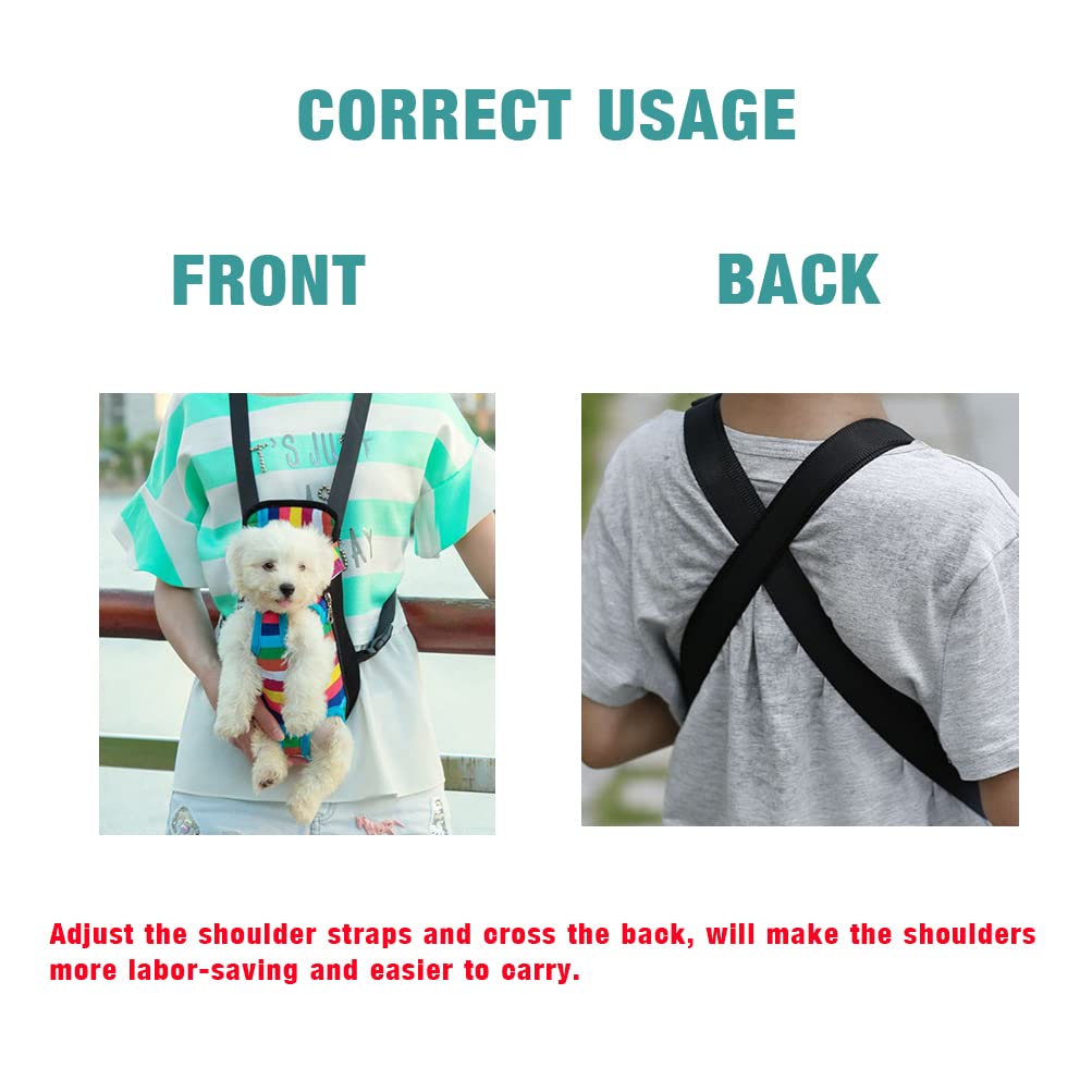 Leconpet Pet Carrier Backpack, Legs Out Adjustable Pet Front Cat Dog Carrier Backpack, Easy-Fit Dog Travel Backpack Carrier for Hiking Camping for Small Medium Puppies Cats (Fuchsia, L)