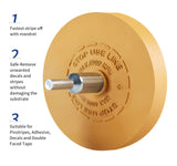 Shawya Decal Remover Eraser Wheel Rubber Eraser Wheel Adhesive Remover Wheel for Cars Sticker Remover Tool Removes Pinstripe Stripe Vinyl Tape and Graphic