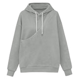 Dog Pouch Hoodie for Men Women Kangaroo Pocket Cat Pouch Sweatshirts Pet Carrier Pullover Animal Holder Tops Gray