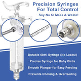 12 PCS Baby Bird Feeding Syringe Set with Storage Bag Professional Parrot Syringe Feeder Bird Hand Feeding Tubes Kit for Parakeets, Cockatiels, African & Amazon Grey Parrots, Cockatoos, Macaws