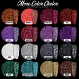 Teenitor Glitter, 32 Colors Body Glitter Face Glitter, Hair Glitter Nail Glitter for Crafts Resin Accessories, Fine Glitter for Resin Nail, Eye Glitter Makeup, Gold Glitter Red Glitter Black Glitter