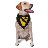 1st Cavalry Division Patch Dog Scarf Pet Bandana Cat Pet Bibs