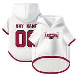 ANTKING Arizona Dog Hoodie T-Shirt Custom Name and Number Jersey Pet Clothes Gifts