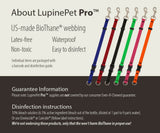 LupinePet Pro Grooming Loop for Dogs, Waterproof, Brick Red, 3/4-inch Wide, 24" Long, Made with BioThane