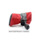 LECONPET Dog Boots, Water Resistant Dog Shoes, Anti-Slip Sole with Reflective Straps, Suitable for Extra Small, Small, Medium and Large Dogs (Red, 10)