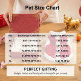Festive Lunar New Year Pet Costume for Cats Small Dogs, Traditional Red Tang Suit Style Pet Clothes Outfit (Red,X-Small)